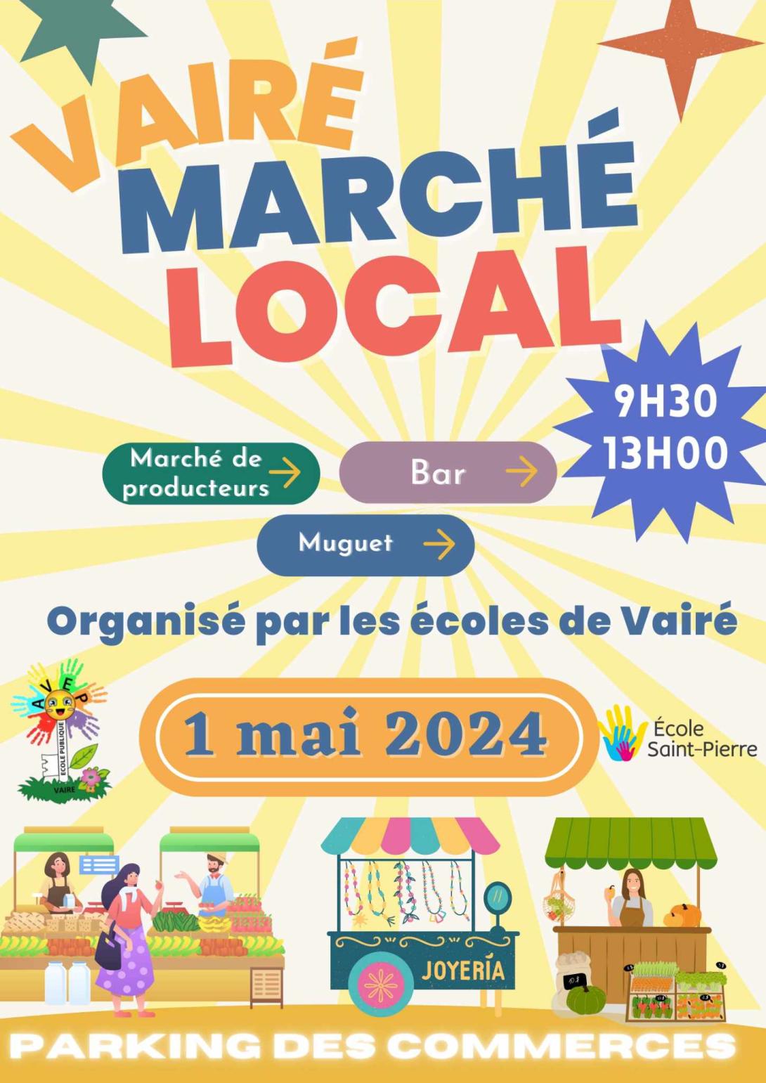 flyer marché local