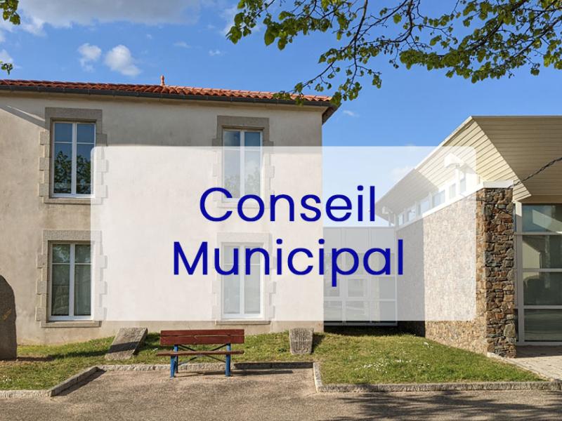Conseil Municipal - 9 février