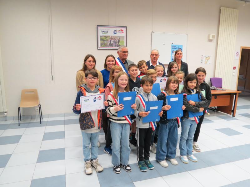 Remise des écharpes